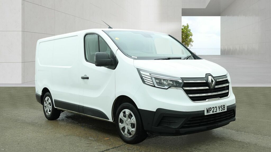 Renault Trafic 2.0 Dci Blue Sl28 Business Panel Van M WP23YSB White #2