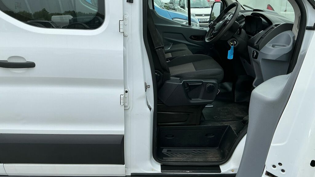 Ford Transit Custom 2.0 350 Ecoblue Double Cab Tipper Manua FJ68OVG White #4