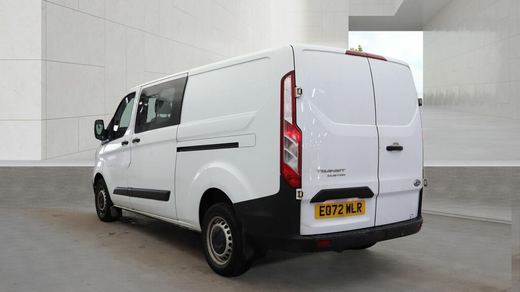 Ford Transit Custom 2.0 320 Ecoblue Leader Crew Van Double Cab Die EO72WLR White #3