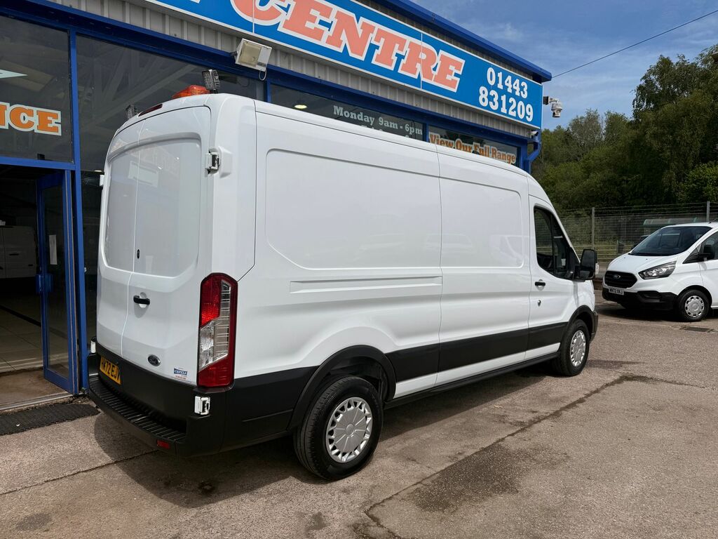 Ford Transit Custom 2.0 350 Ecoblue Leader Panel Van HK72EJV White #6