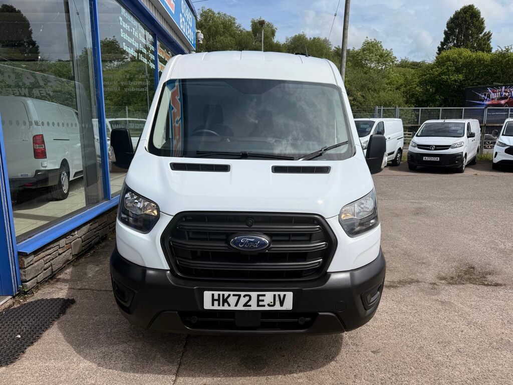 Ford Transit Custom 2.0 350 Ecoblue Leader Panel Van HK72EJV White #2