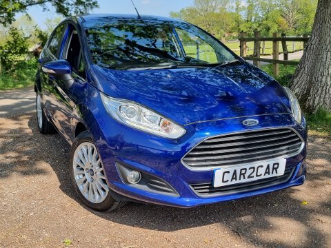 Ford Fiesta Titanium New Cam Blue