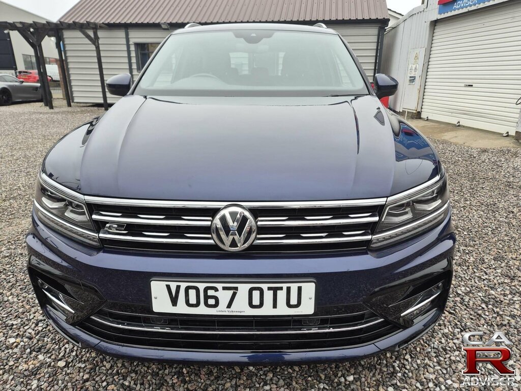 Volkswagen Tiguan 2.0 Tdi R-line Dsg Euro 6 Ss VO67OTU Blue #3