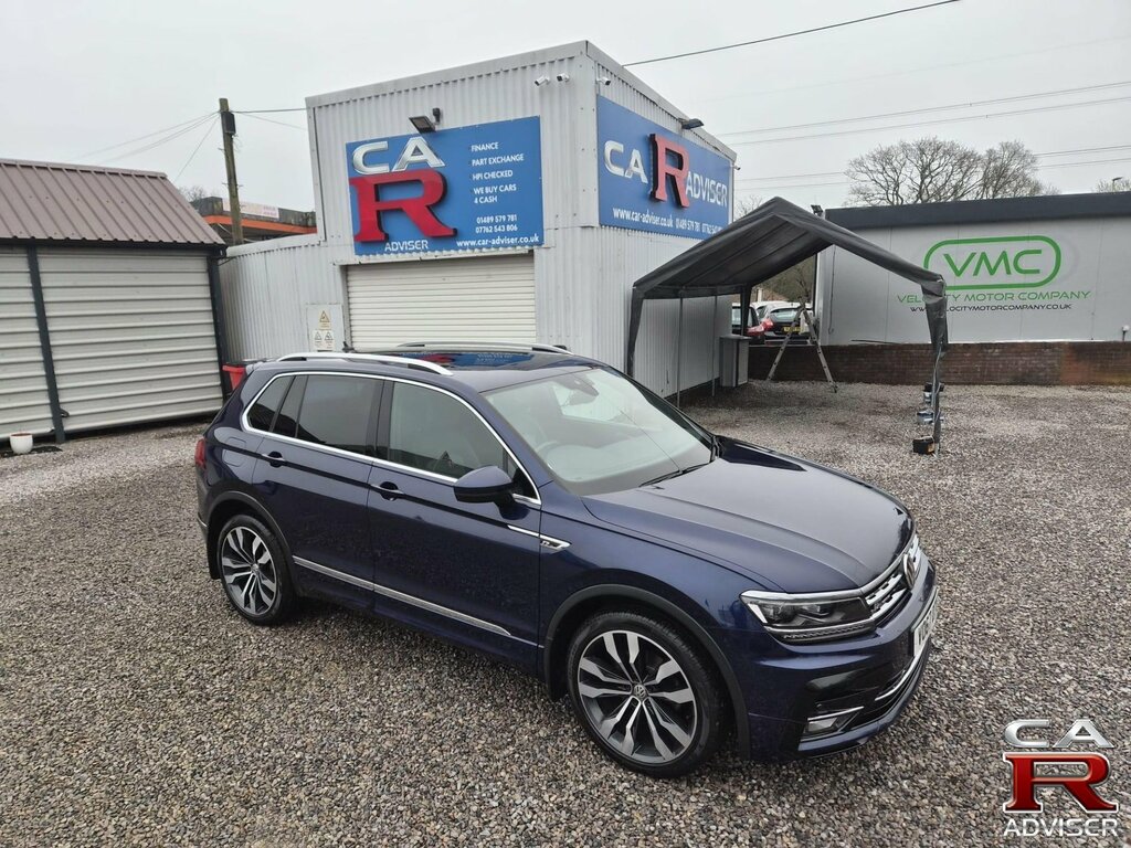 Volkswagen Tiguan 2.0 Tdi R-line Dsg Euro 6 Ss VO67OTU Blue #5