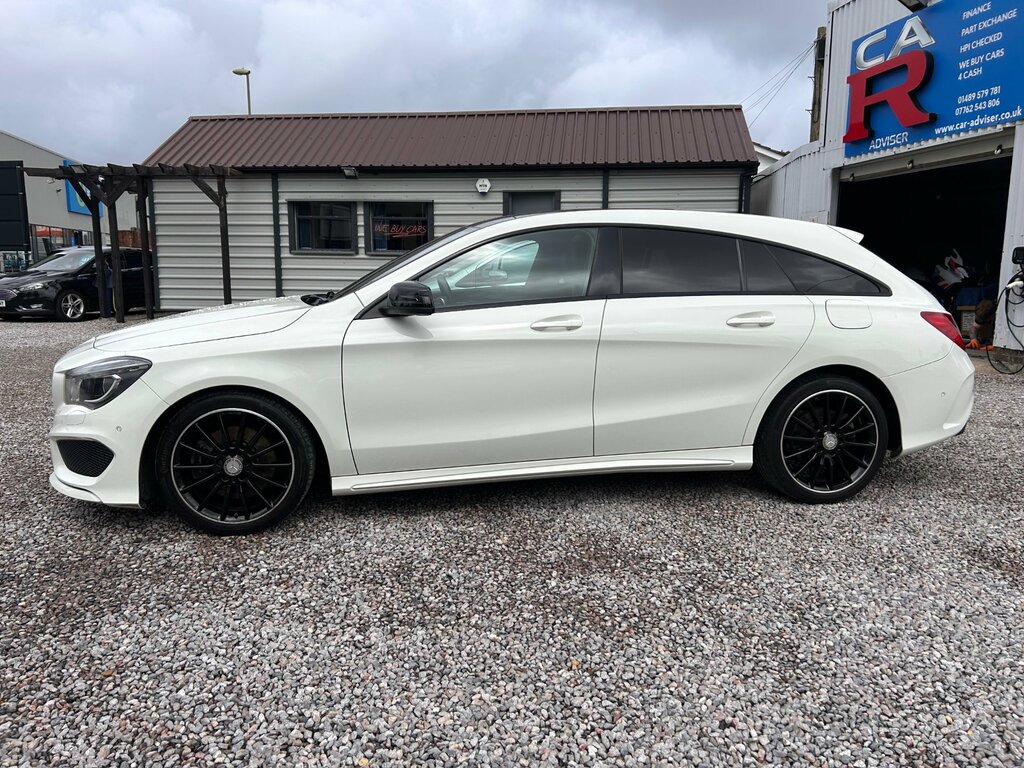 Mercedes-Benz CLA Class 2.1 Cla220d Amg Sport Shooting Brake 7G White #4