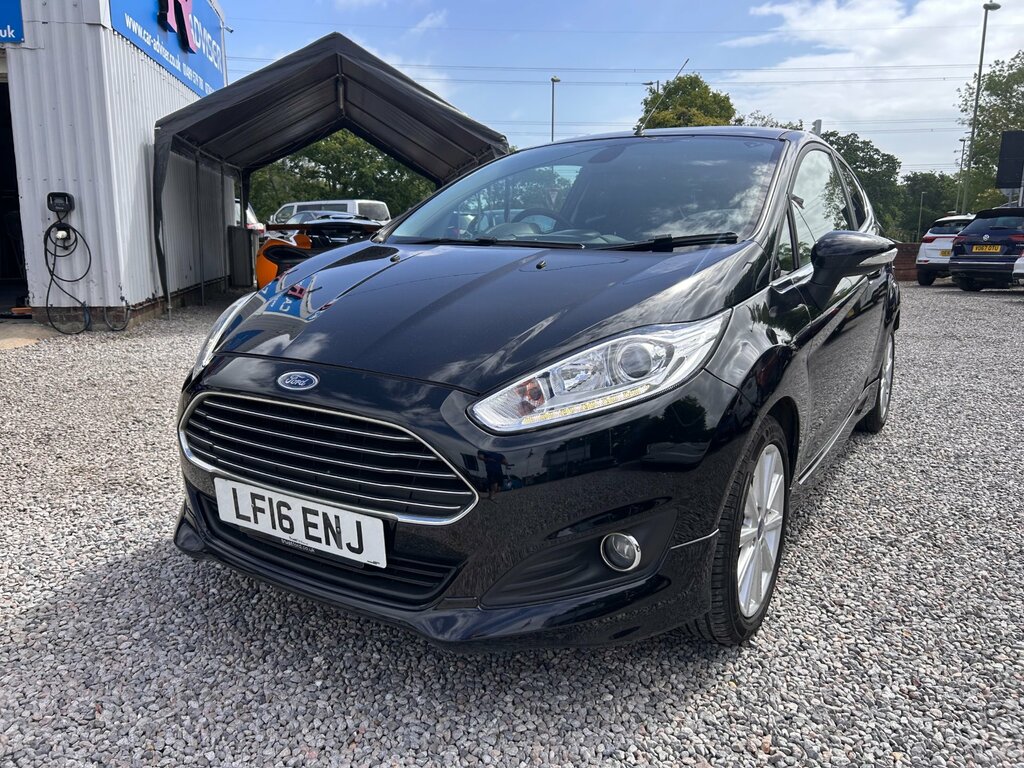 Ford Fiesta 1.0T Ecoboost Titanium Hatchback LF16ENJ Black #4