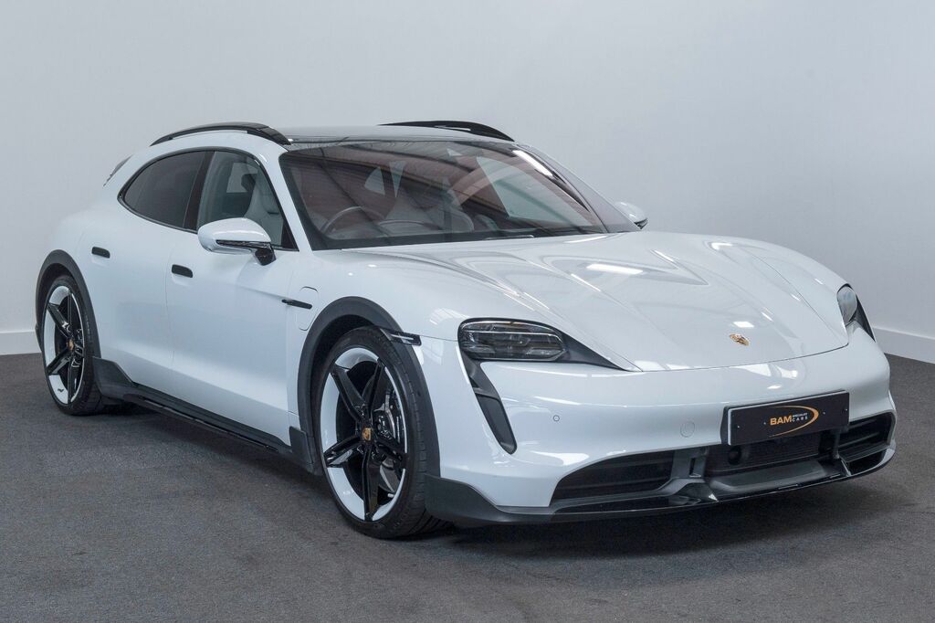 Porsche Taycan Estate White