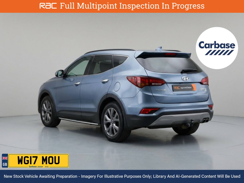 Hyundai Santa Fe 2.2 Crdi Blue Drive Endurance Edition Suv Dies WG17MOU Blue #2