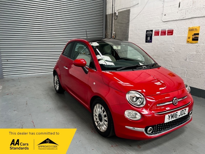 Fiat 500 Lounge Red