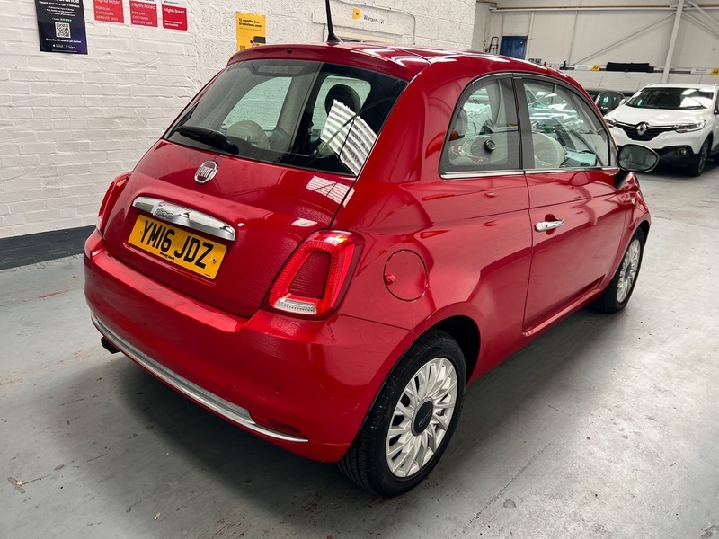 Fiat 500 Lounge Red #5