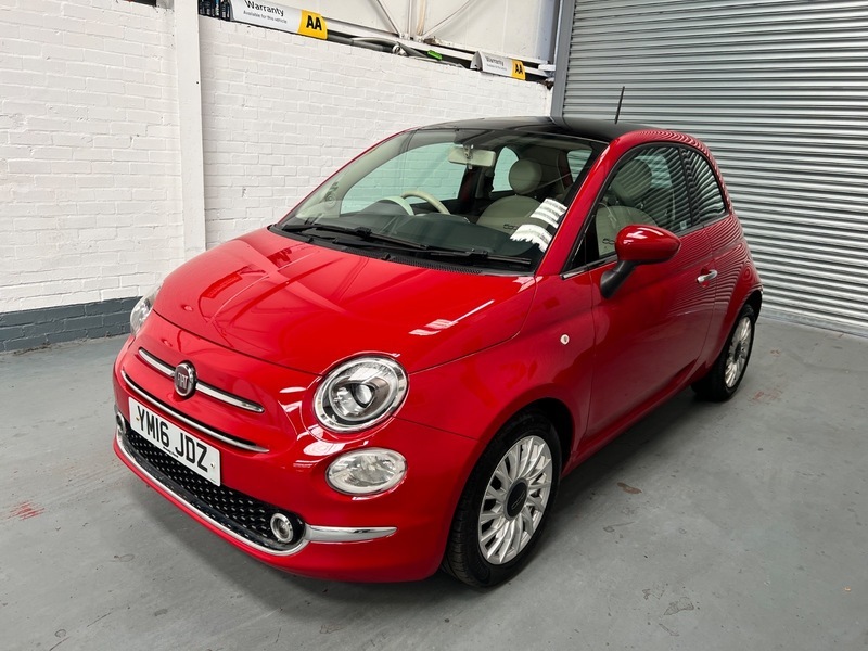Fiat 500 Lounge Red #4