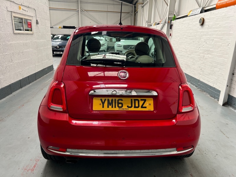 Fiat 500 Lounge Red #6