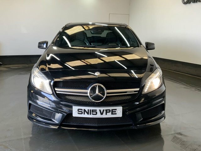 Mercedes-Benz A Class 2.0 A45 Amg Hatchback Spds Dct 4Matic E SN15VPE Black #3