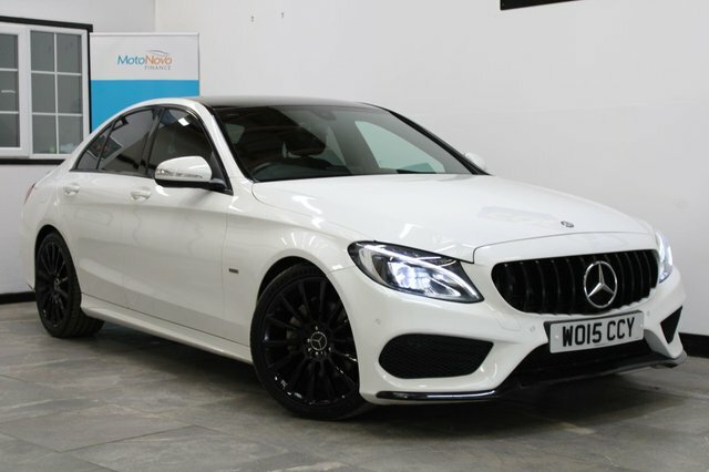 Mercedes-Benz C Class 2015 2.1 C220 Bluetec Amg Line G-tronic Euro 6 S White