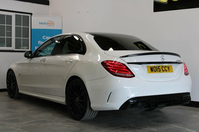 Mercedes-Benz C Class 2015 2.1 C220 Bluetec Amg Line G-tronic Euro 6 S N50NPC White #3