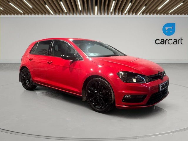 Volkswagen Golf Tdi Bluemotion Tech R-line Red