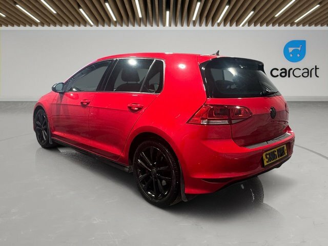 Volkswagen Golf Tdi Bluemotion Tech R-line SN16MDK Red #5