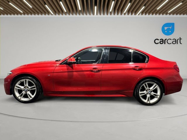 BMW 3 Series 320I M Sport Saloon Red #4