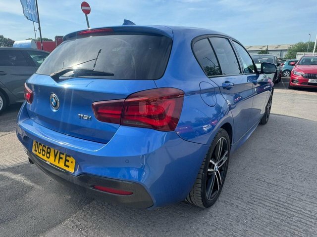 BMW 1 Series 118I M Sport Shadow DG68YFE Blue #4