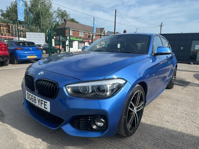 BMW 1 Series 118I M Sport Shadow DG68YFE Blue #2