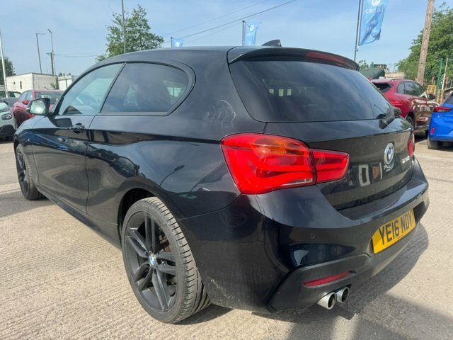 BMW 1 Series 120D M Sport Hatchback YE16NDY Black #3