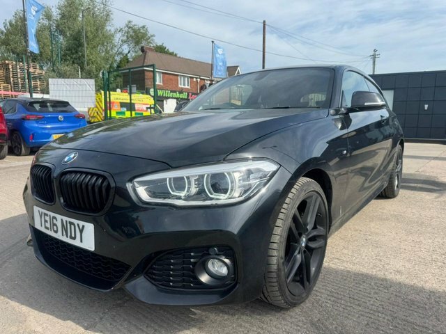 BMW 1 Series 120D M Sport Hatchback YE16NDY Black #2