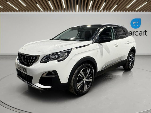 Peugeot 3008 Bluehdi Allure Suv White #3