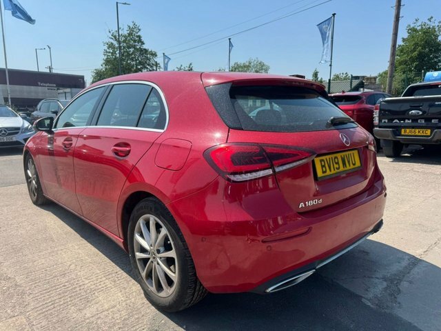Mercedes-Benz A Class A180d Sport Executive Hatchback BV19WVU Red #3