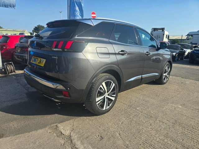 Peugeot 3008 Bluehdi Gt Line Suv CN67JKY Grey #4