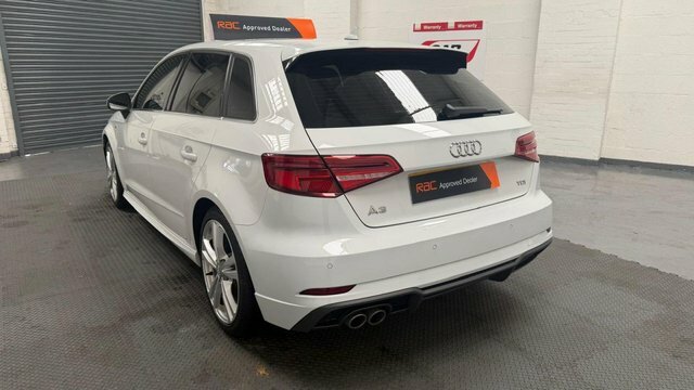 Audi A3 2.0 Tdi S Line Sportback S Tronic FP17YNX White #4