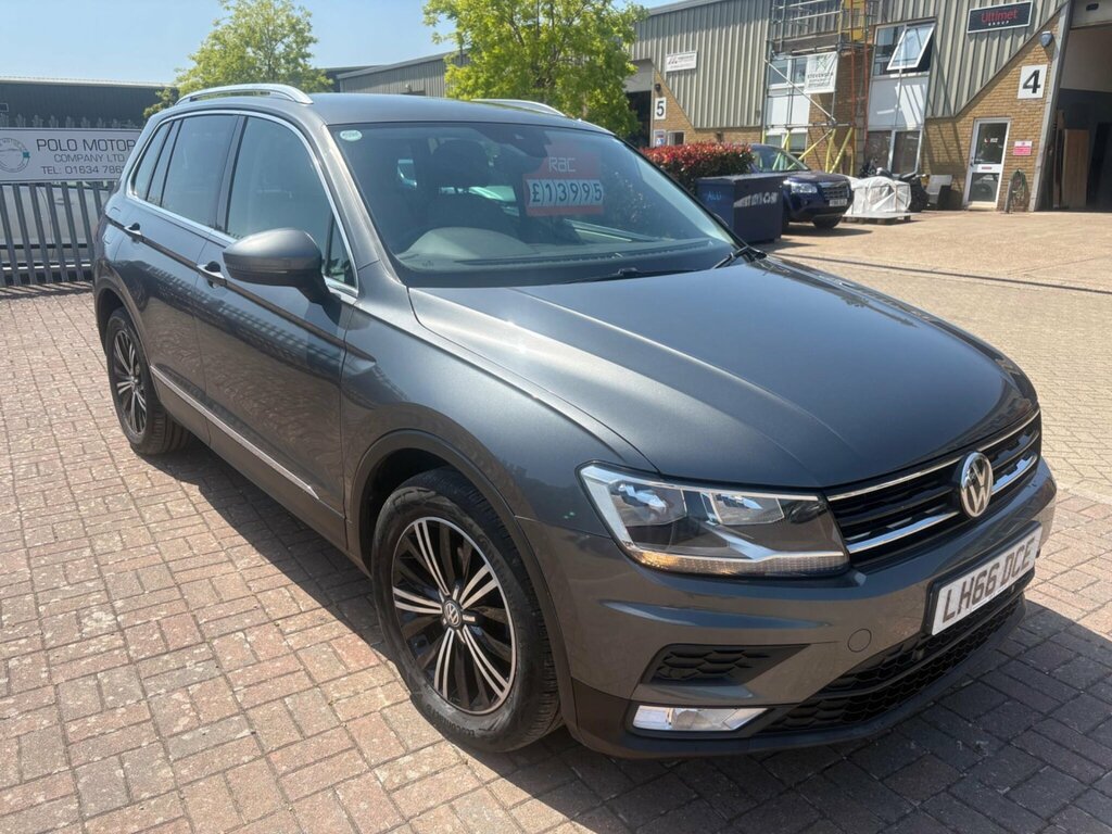 Volkswagen Tiguan 2.0 Tdi Bluemotion Tech Se Dsg Euro 6 Ss LH66DCE Grey #3