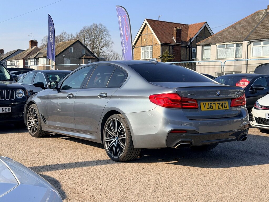 BMW 5 Series 3.0 540I M Sport Xdrive Euro 6 Ss YJ67ZVO Blue #5