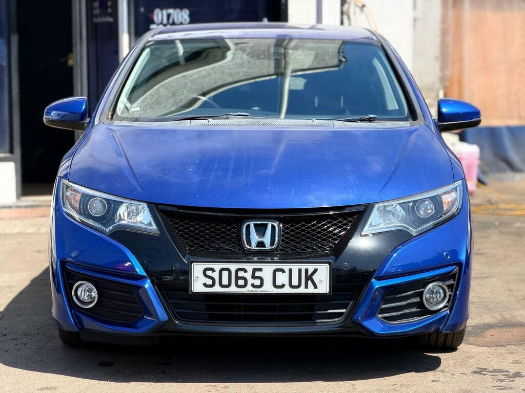 Honda Civic 1.8 I-vtec Se Plus Euro 6 SO65CUK Blue #6