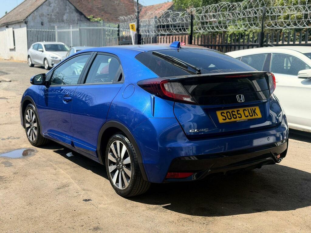 Honda Civic 1.8 I-vtec Se Plus Euro 6 SO65CUK Blue #4