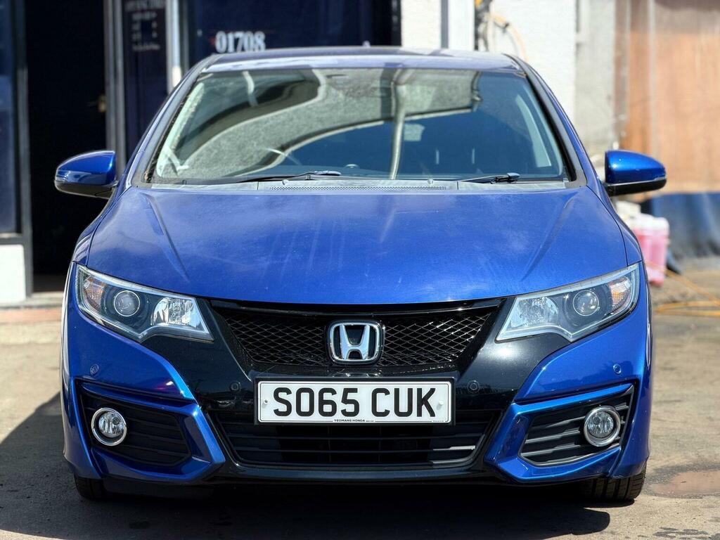 Honda Civic 1.8 I-vtec Se Plus Euro 6 SO65CUK Blue #5