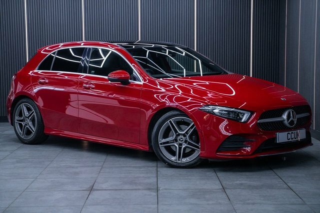 Mercedes-Benz A Class 2.0 A200d Amg Line Premium Plus Hatchback Di Red