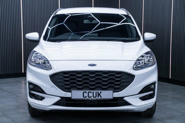 Ford Kuga 2.5 Ecoboost Duratec 14.4Kwh St-line Suv Petro HF23NUB White #2