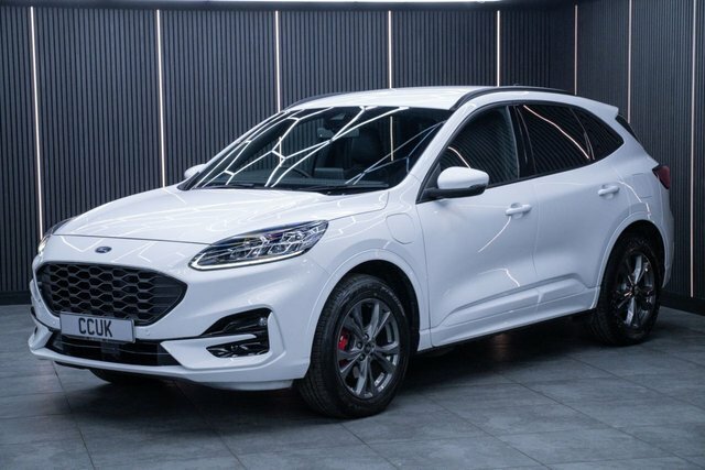 Ford Kuga 2.5 Ecoboost Duratec 14.4Kwh St-line Suv Petro HF23NUB White #3