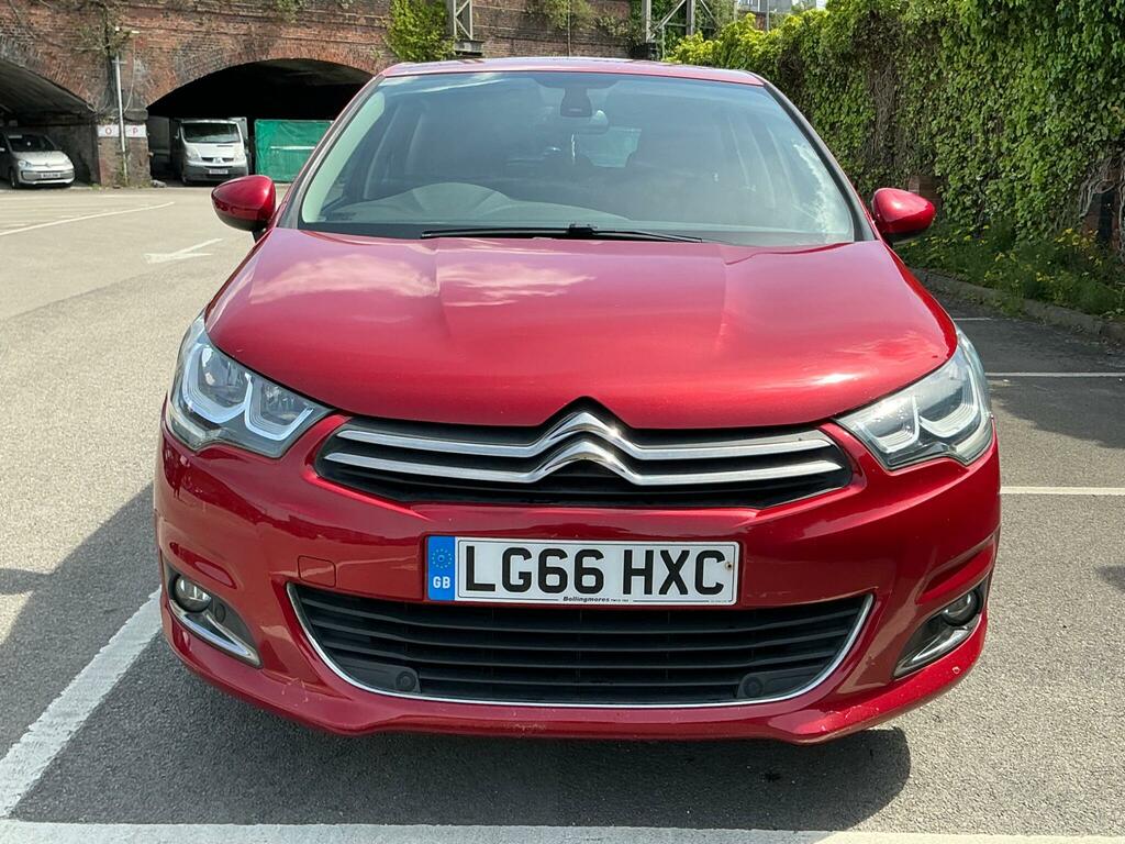 Citroen C4 2.0 Bluehdi Flair Euro 6 Ss LG66HXC Red #2