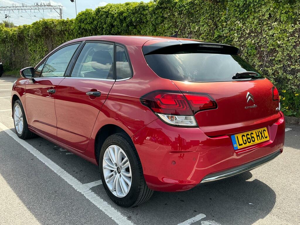 Citroen C4 2.0 Bluehdi Flair Euro 6 Ss LG66HXC Red #4