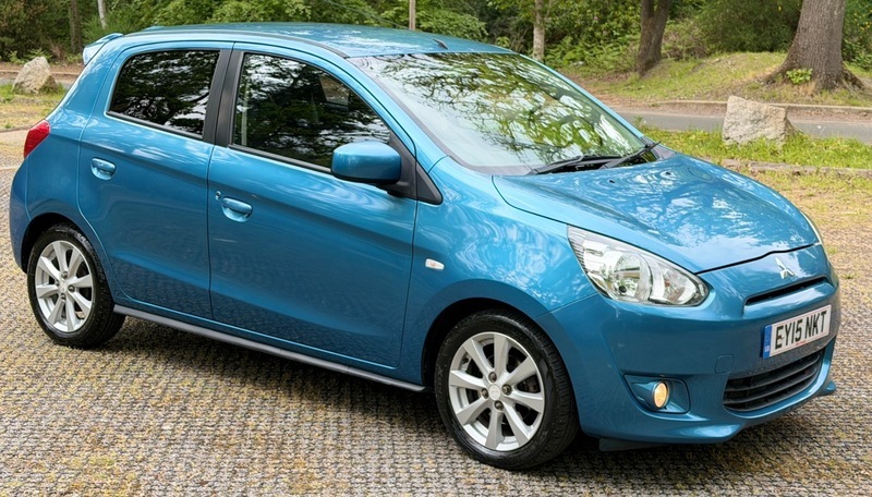 Mitsubishi Mirage 1 White #8