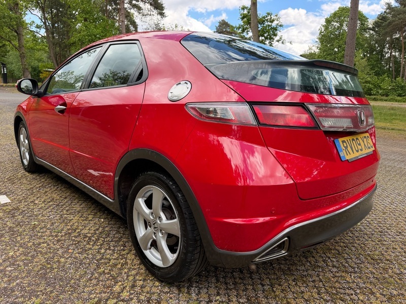 Honda Civic I-vtec Se Red #5