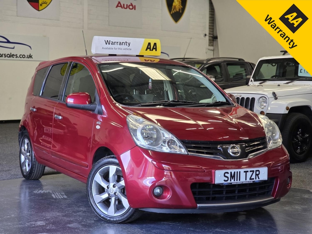 Nissan Note Hatchback 1.6 16V N-tec 201111 Red