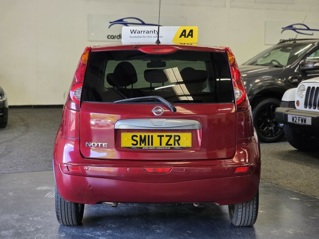 Nissan Note Hatchback 1.6 16V N-tec 201111 SM11TZR Red #5