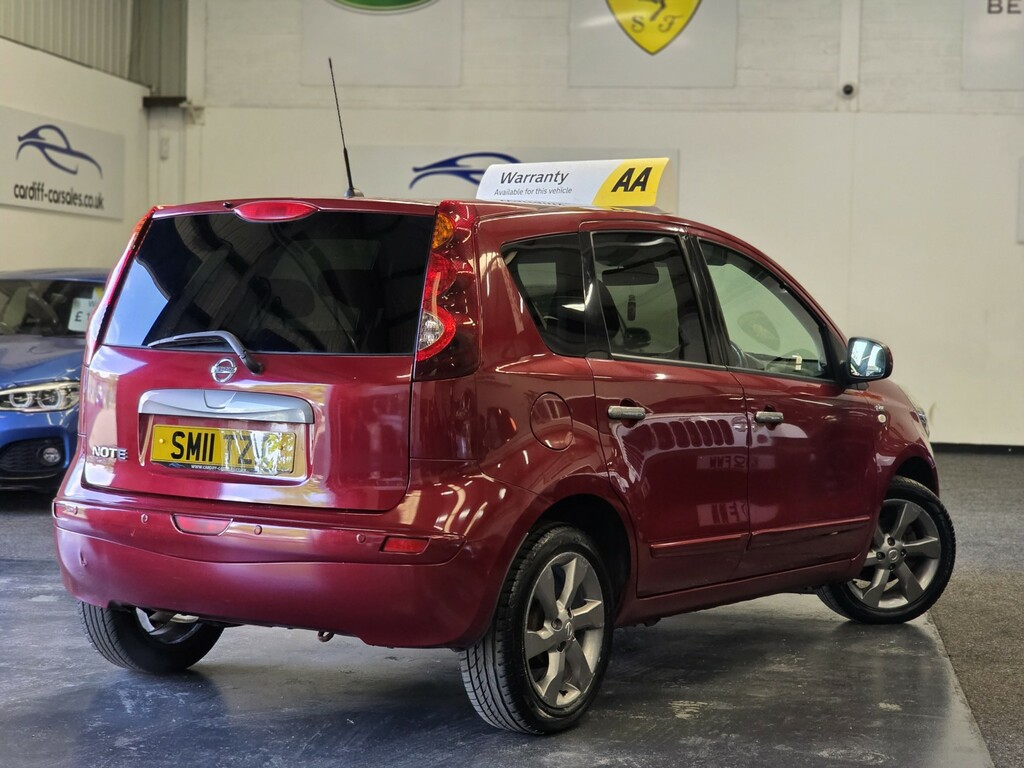Nissan Note Hatchback 1.6 16V N-tec 201111 SM11TZR Red #4