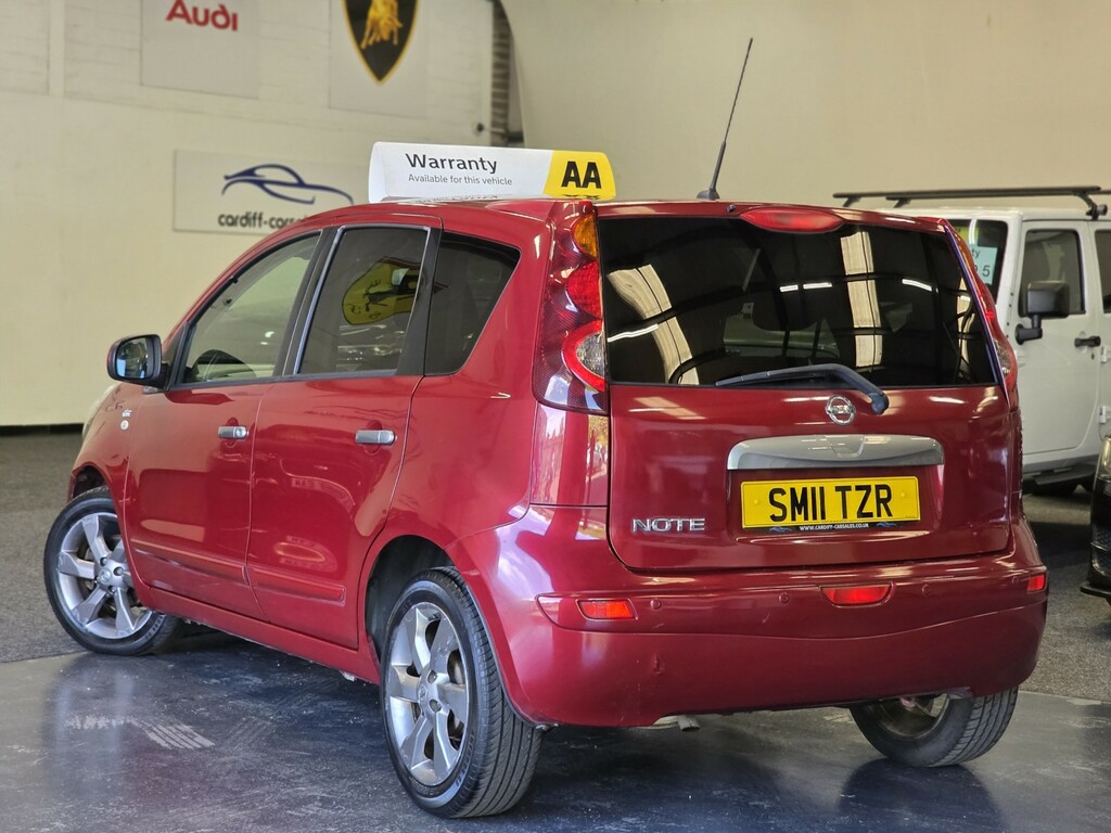 Nissan Note Hatchback 1.6 16V N-tec 201111 SM11TZR Red #6