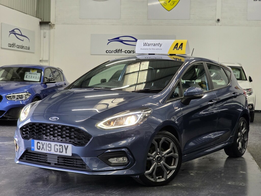 Ford Fiesta Hatchback 1.0 T Ecoboost St-line 201919 GX19GDY Blue #4