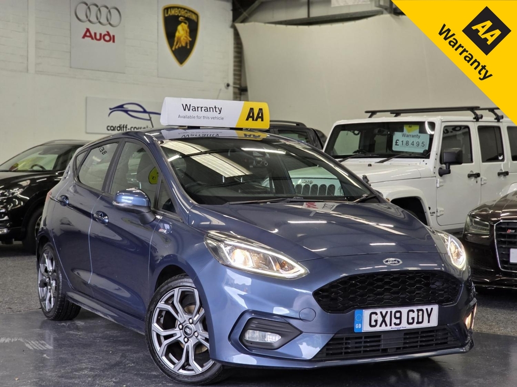 Ford Fiesta Hatchback 1.0 T Ecoboost St-line 201919 GX19GDY Blue
