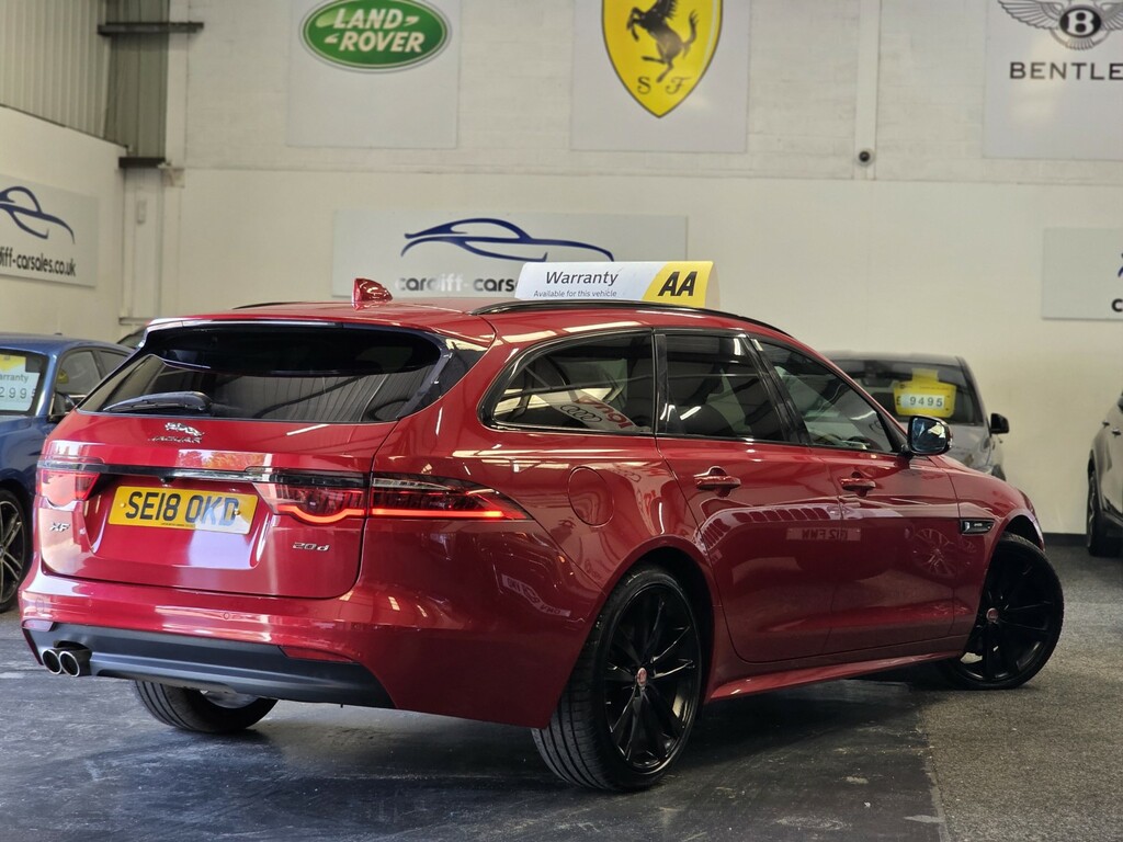 Jaguar XF Estate 2.0 D R-sport 201818 SE18OKD Red #4
