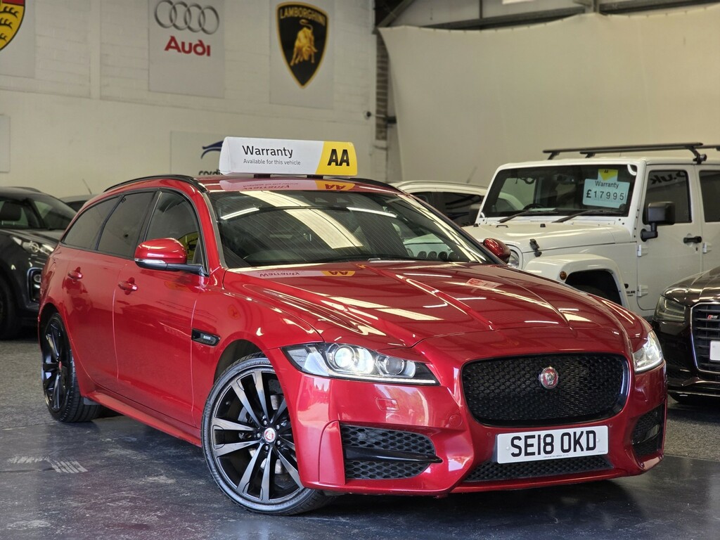 Jaguar XF Estate 2.0 D R-sport 201818 SE18OKD Red #5